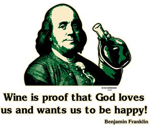 Franklin and Wine